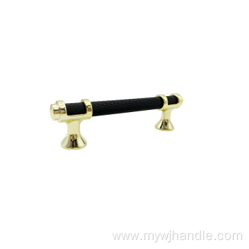 European high-end luxury door handle black